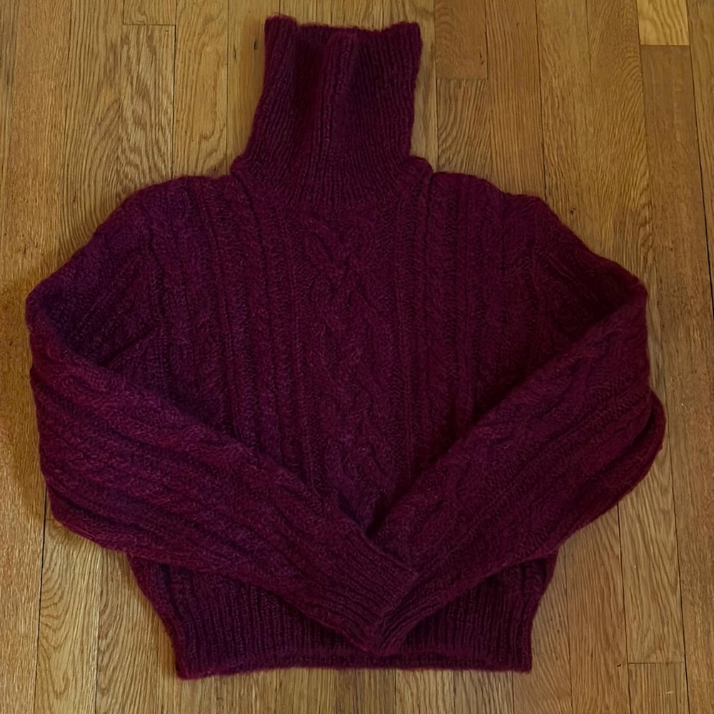 Vintage Ralph Lauren Collection Purple Label Mohair Sweater (Size M)